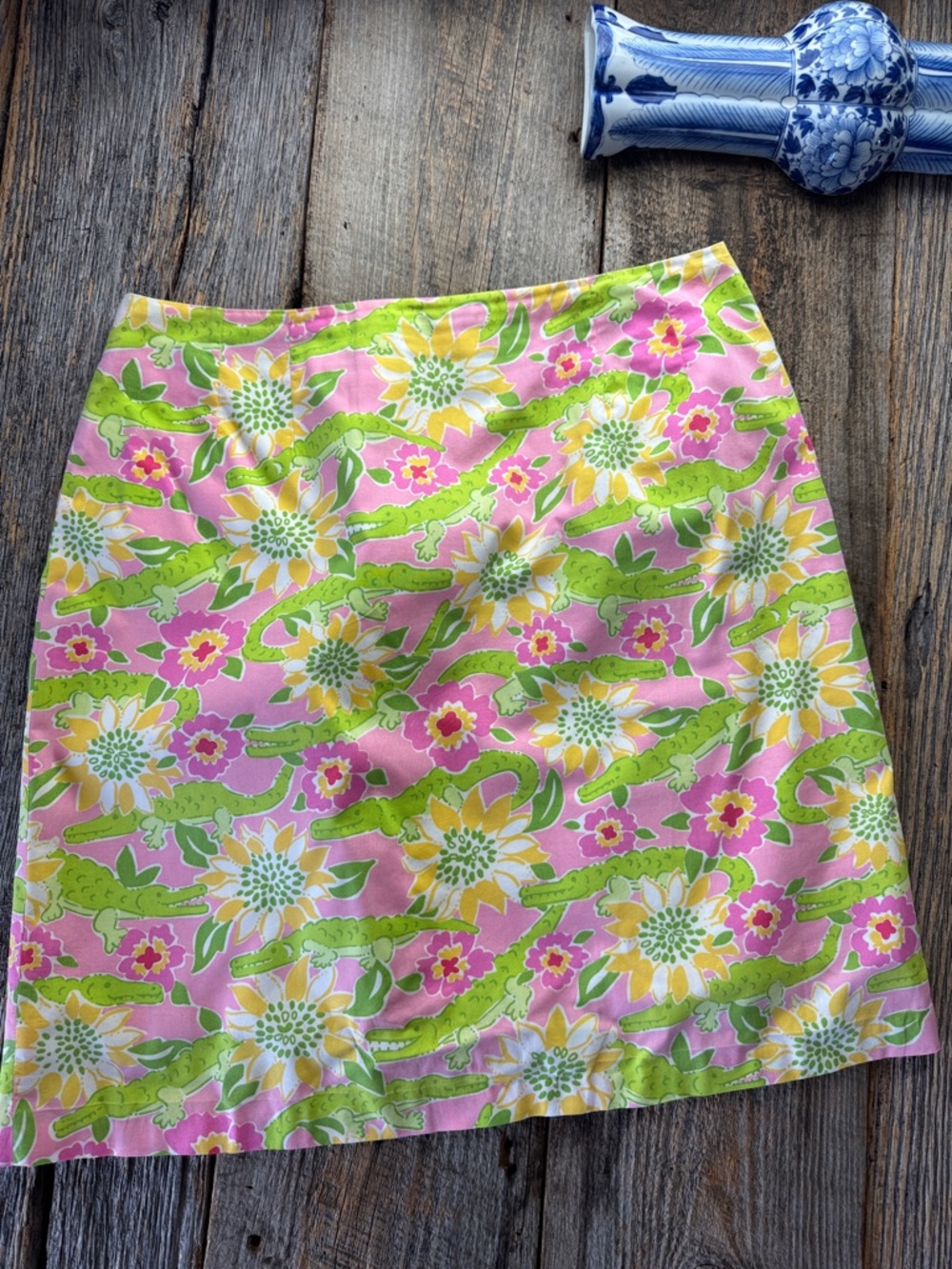 Lilly Pulitzer Croc Monsieur Skirt Size 10 - Picture 2 of 11